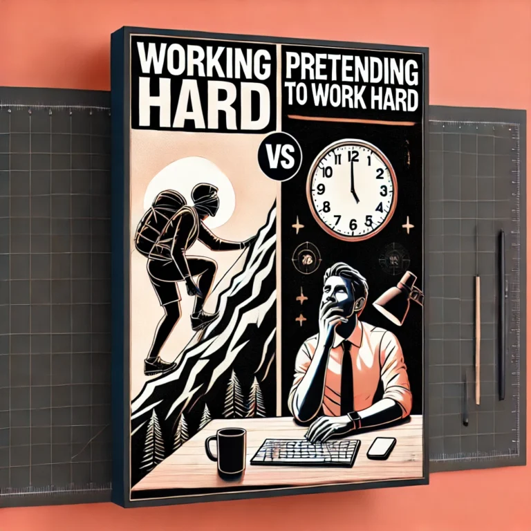 The Difference Between Working Hard and Pretending to Work Hard: A Path to Personal Growth